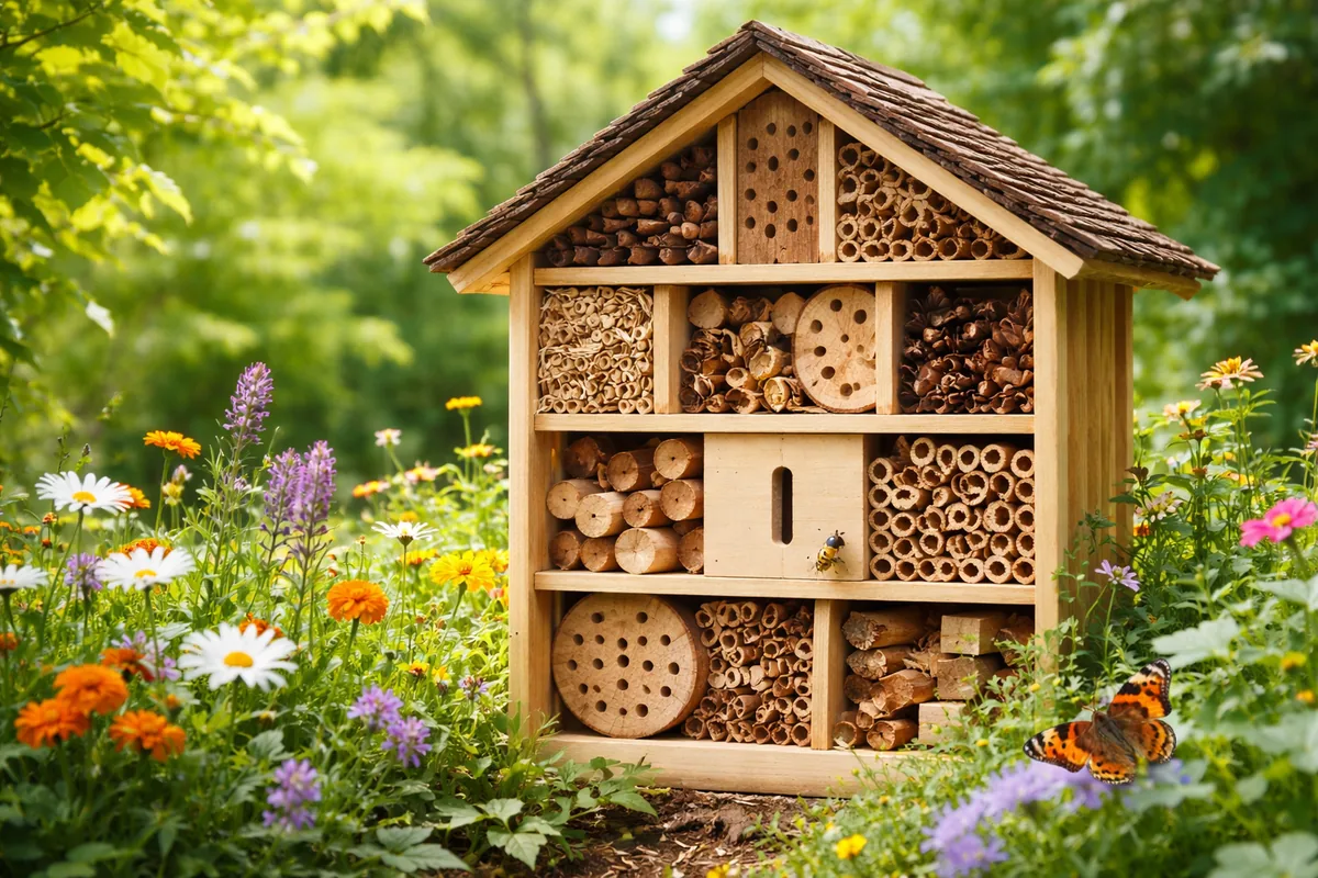 Comment construire un hôtel à insectes dans mon espace extérieur
