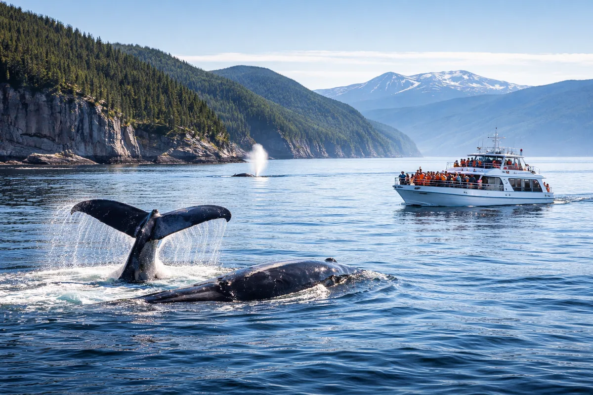 Où observer les baleines au Québec durant l'été