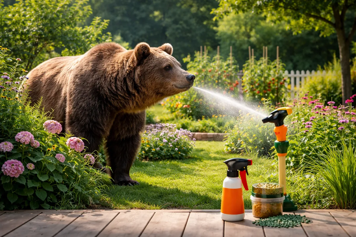 Faut-il utiliser des répulsifs pour éloigner les ours du jardin